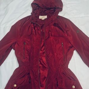Michael Kors Hooded Light Rain Coat